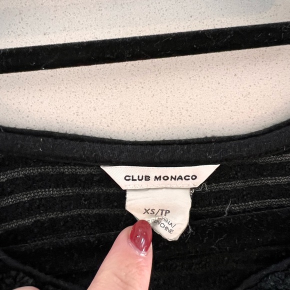 Semi-sheer Club Monaco Top - Picture 4 of 5